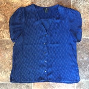 H&M Navy Blouse